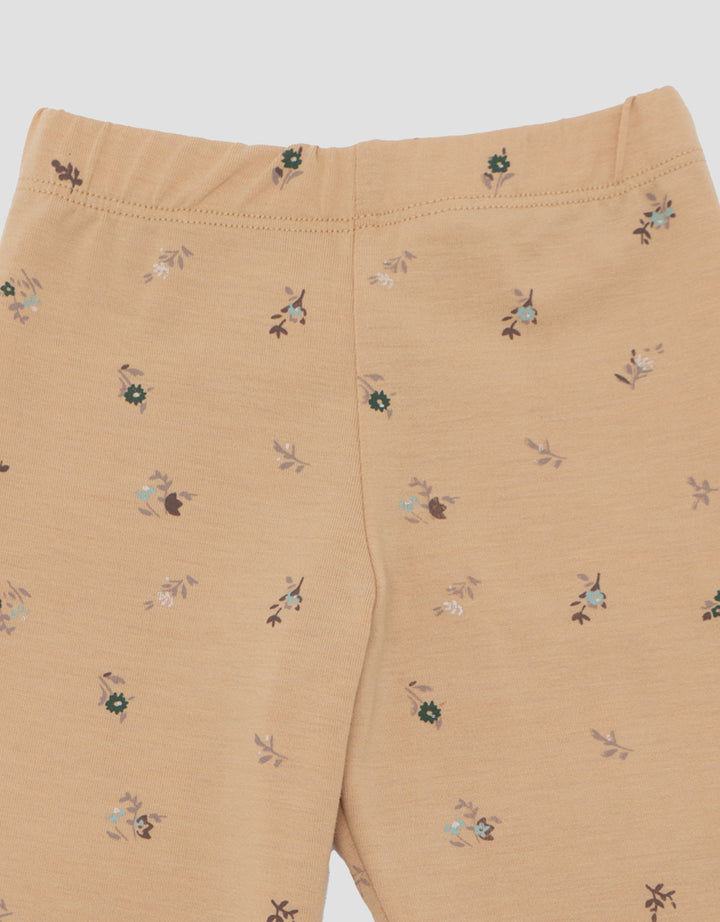 LITTLE M RIB FLOWERS CELANA LEGGING BAYI