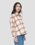 CONNEXION CHECK FIT KEMEJA WANITA
