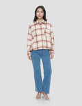 CONNEXION CHECK FIT KEMEJA WANITA