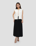 CONNEXION TIED FRONT BLOUSE SLEEVELESS WANITA