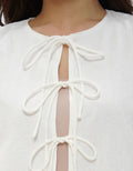 CONNEXION TIED FRONT BLOUSE SLEEVELESS WANITA