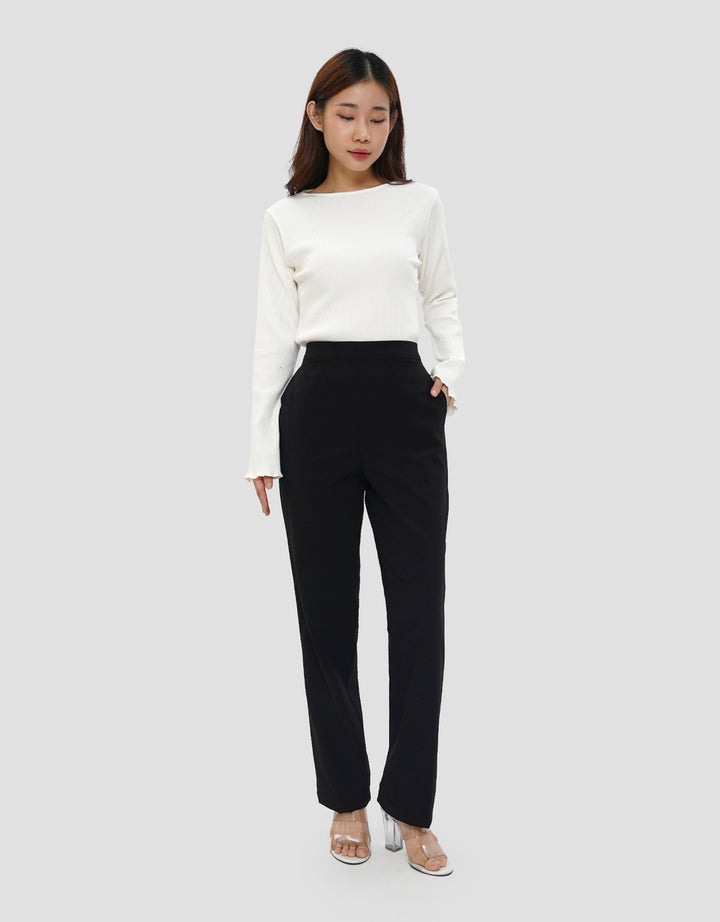 CONNEXION BACK RUBBER TWILL CELANA PANJANG WANITA