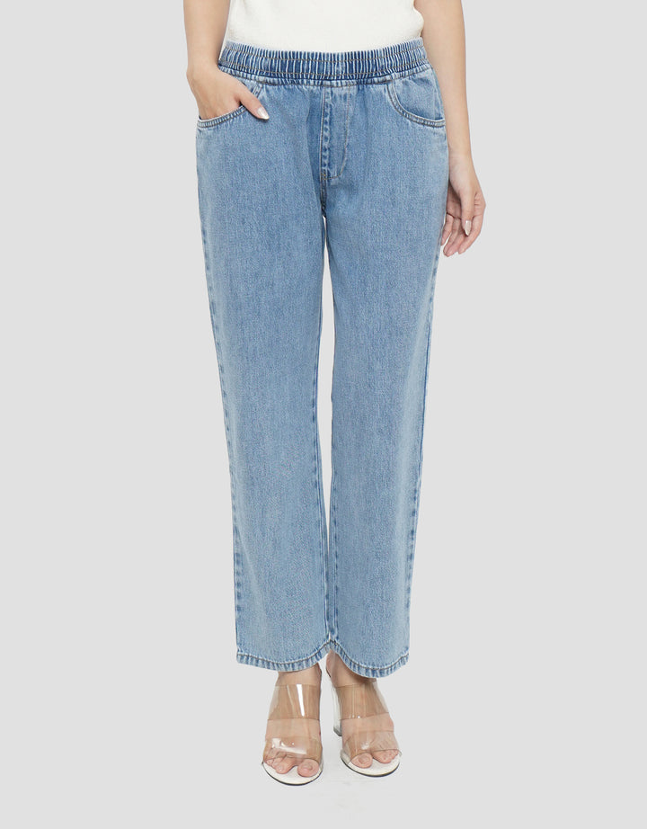 CONNEXION JEANS DRAWSTRING CELANA JOGGER WANITA