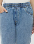 CONNEXION JEANS DRAWSTRING CELANA JOGGER WANITA