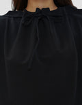 CONNEXION CROPPED PLEATED BALOON BLOUSE WANITA