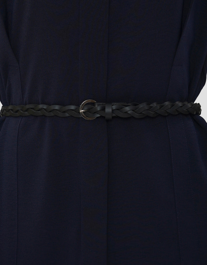CONNEXION BELT BUCKLE MIDI DRESS WANITA