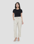 CONNEXION TAPPERED PLEATED CELANA PANJANG WANITA