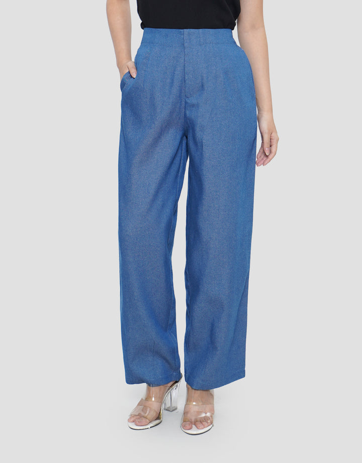 CONNEXION ELASTIC CLEAN BARREL JEANS CELANA WANITA