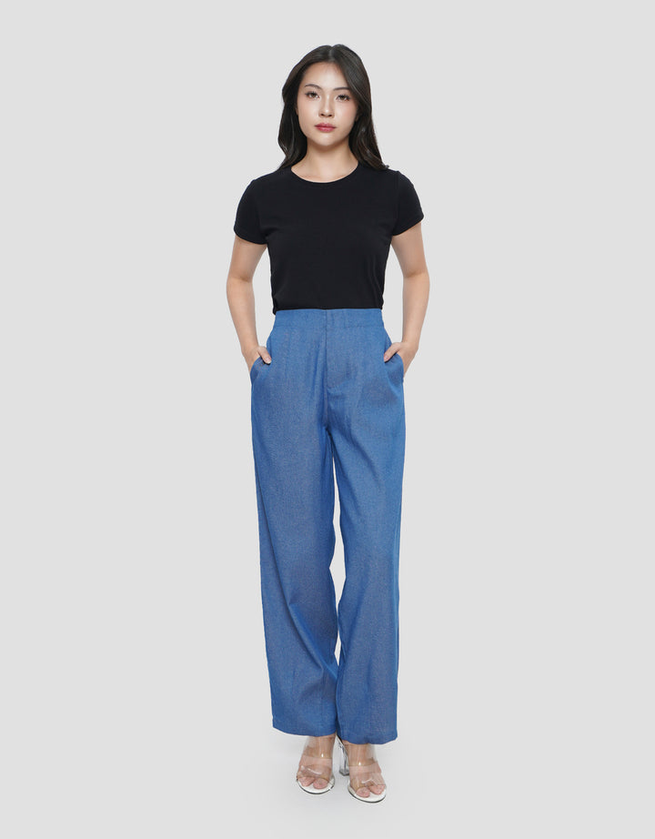 CONNEXION ELASTIC CLEAN BARREL JEANS CELANA WANITA