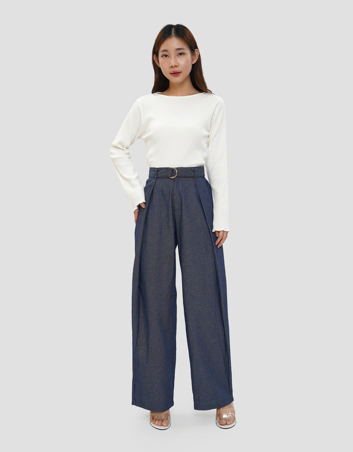CONNEXION RELAX FULL LENGTH CELANA DENIM WANITA