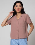 Connexion Resort Collar Kemeja Wanita