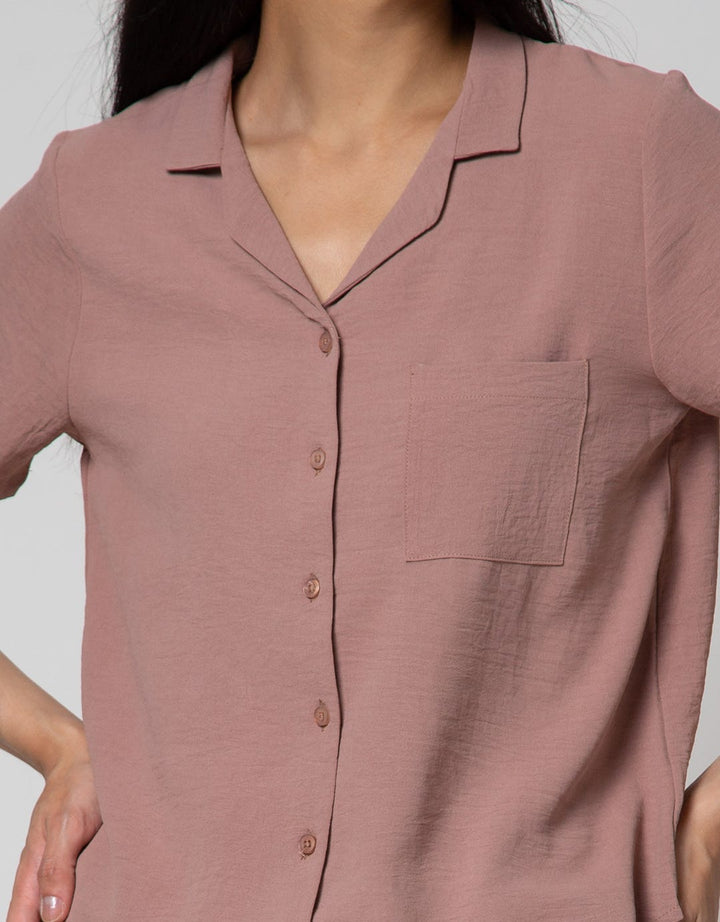 Connexion Resort Collar Kemeja Wanita