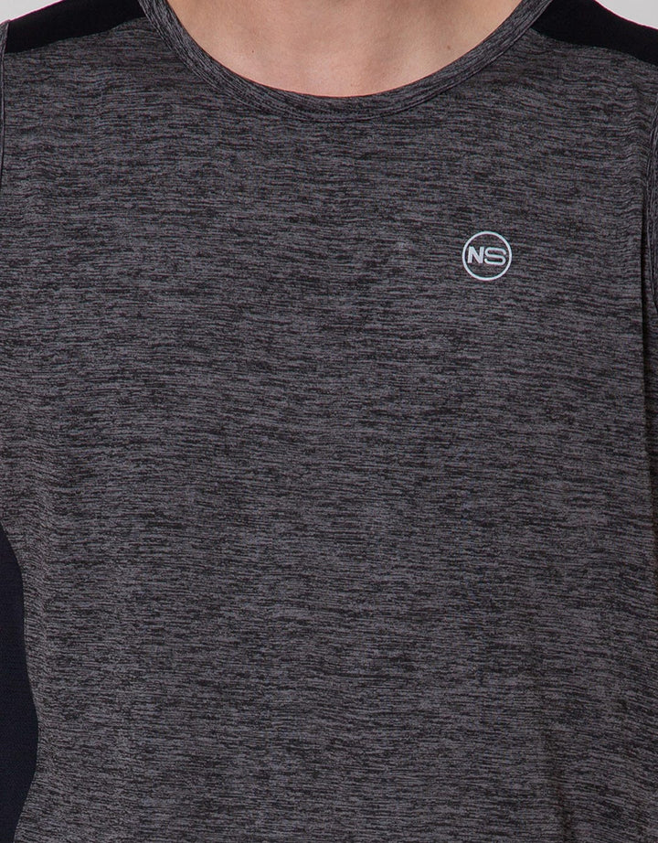 Nevada Sport Slv T-Shirt Cut And Sewn Mix Mesh Fabric