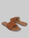 St. Yves Slipper Sandals Woman Fg20:Khaki:40:Solid:Slipper Sandals