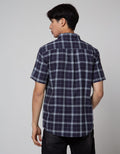 Gab's Kemeja Lengan Pendek Plaid Look