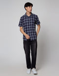 Gab's Kemeja Lengan Pendek Plaid Look