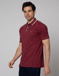 Johnwin Side Logo Polo Shirt Men