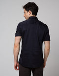 Johnwin Plain Logo Kemeja Formal Pria