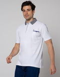 Johnwin Side Logo Polo Shirt Pria