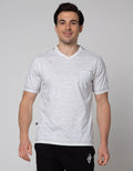 Johnwin Dotted Slash Kaos Casual Pria