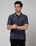 Johnwin Side Logo Polo Shirt Pria