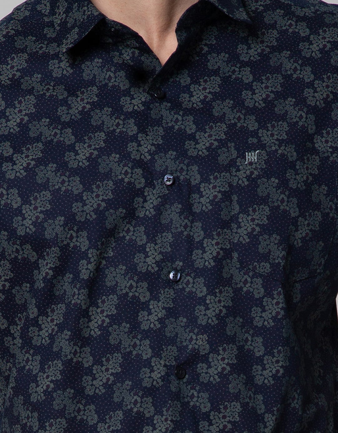Johnwin Floral Leaf Men's Formal Shirt