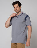 Johnwin Shoulder Block Polo Shirt Men