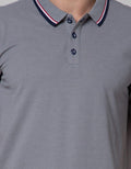 Johnwin Shoulder Block Polo Shirt Men