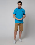Johnwin Side Logo Polo Shirt Pria