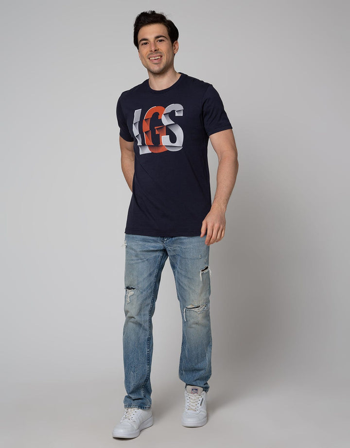 LGS Big Logo Kaos Casual Pria