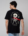 LGS Tengkorak Print Kaos Streetwear Pria