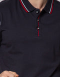 Johnwin Contrass Sticth Polo Shirt Pria
