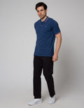 Johnwin Side Logo Polo Shirt Men