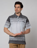 LGS Grad Stripe Polo Shirt Pria