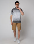 LGS Grad Stripe Polo Shirt Pria