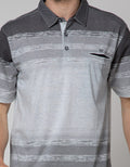 LGS Grad Stripe Polo Shirt Pria