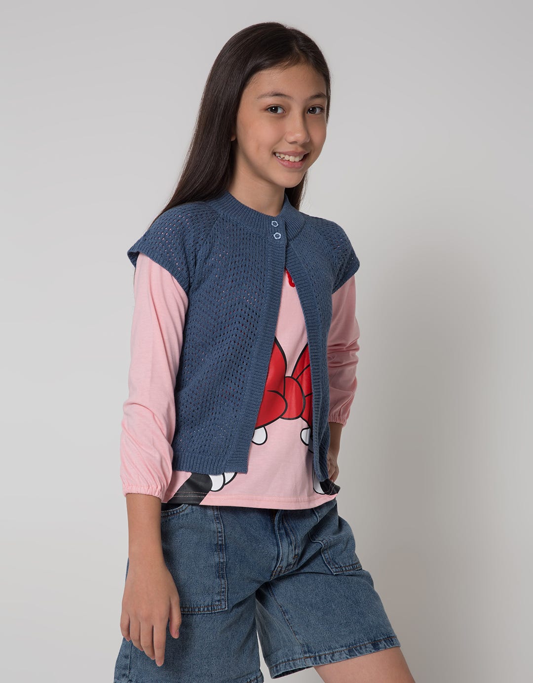 Cardinal Kids Girl Rayar3 Cardigan