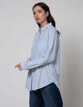 Cardinal Femme Kemeja Garis Wanita