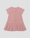 LITTLE M TERRY RIBBON MIDI DRESS BAYI
