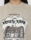 NEVADA SPONGEBOB CRAB KAOS WANITA