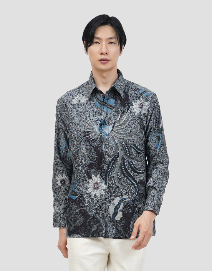 ARJUNA WEDA MANUK KEMBANG KEMEJA REGULAR FIT BATIK PRIA