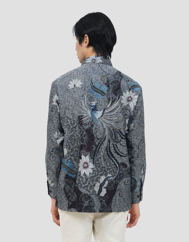 ARJUNA WEDA MANUK KEMBANG KEMEJA REGULAR FIT BATIK PRIA
