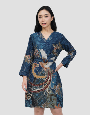 ARJUNA WEDA MANUK KEMBANG 2 SACKDRESS BATIK WANITA