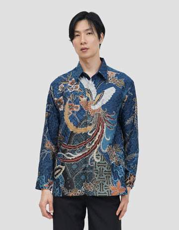 ARJUNA WEDA MANUK KEMBANG 2 KEMEJA REGULAR FIT BATIK PRIA