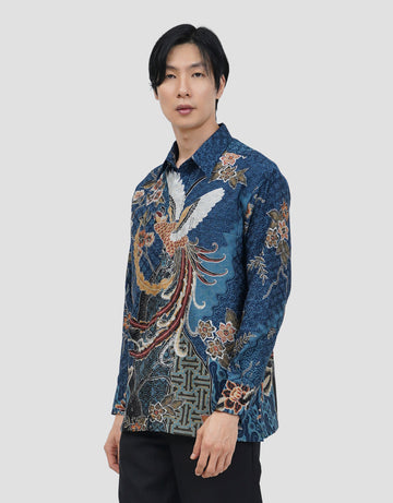 ARJUNA WEDA MANUK KEMBANG 2 KEMEJA REGULAR FIT BATIK PRIA