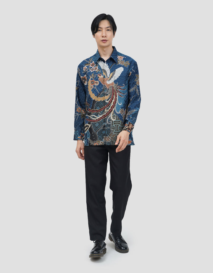 ARJUNA WEDA MANUK KEMBANG 2 KEMEJA REGULAR FIT BATIK PRIA