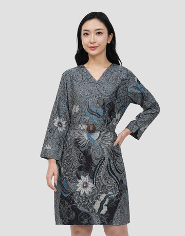 ARJUNA WEDA MANUK KEMBANG SACKDRESS BATIK WANITA
