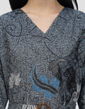 ARJUNA WEDA MANUK KEMBANG SACKDRESS BATIK WANITA