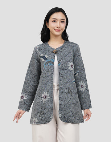 ARJUNA WEDA MANUK KEMBANG BLAZER BATIK WANITA