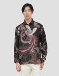 ARJUNA WEDA MANUK KEMBANG 2 KEMEJA REGULAR FIT BATIK PRIA